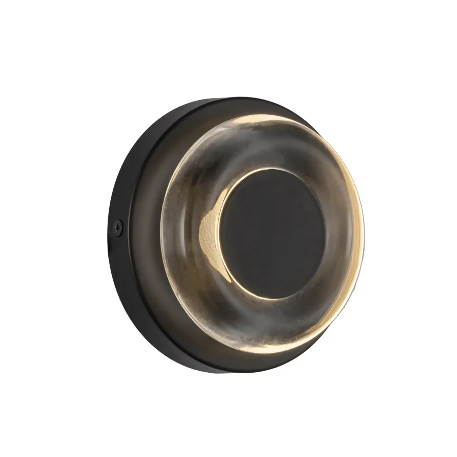 Stephord 4-Inch Wall Sconce in Matte Black with Clear Glass - Image 10