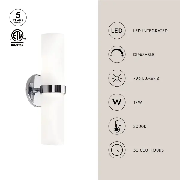Milano 15-Inch LED Wall Sconce - Image 5