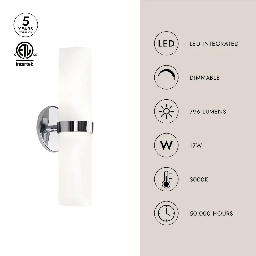Milano 15-Inch LED Wall Sconce - Image 5