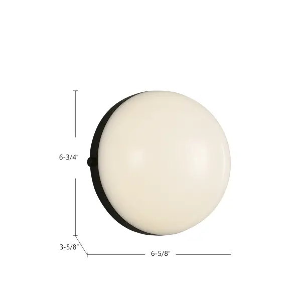 Globo 7-Inch Wall/Vanity Light in Brushed Gold - Image 8