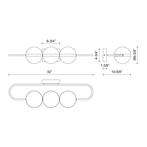Tagliato 32-Inch Wall/Vanity Light - Image 11
