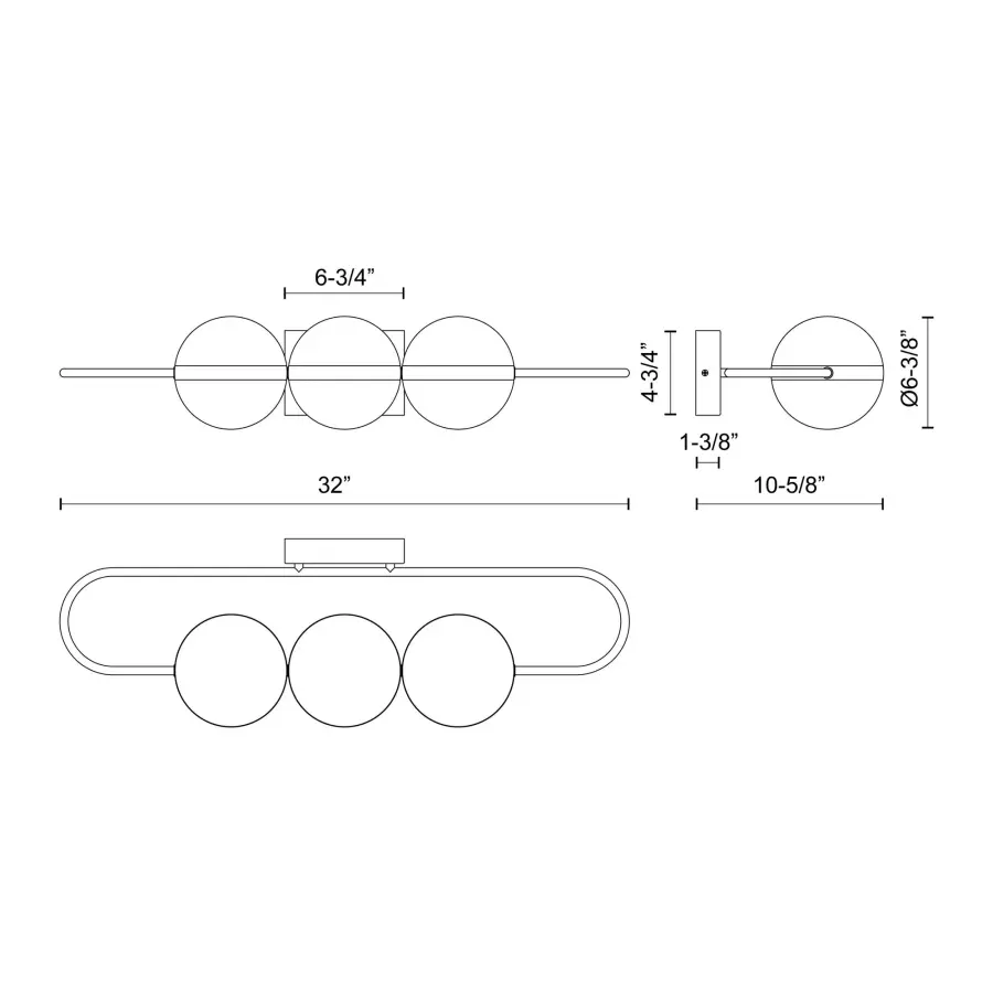 Tagliato 32-Inch Wall/Vanity Light - Image 11