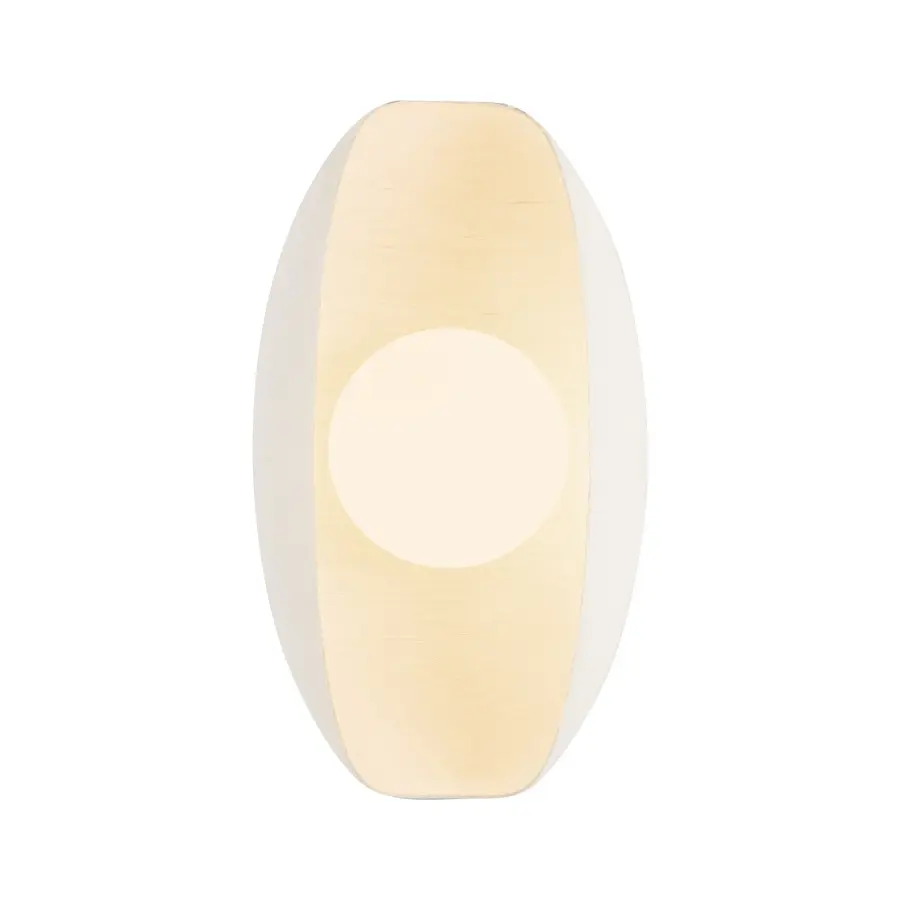 Cortez 5-Inch Wall/Vanity Light in Aged White - Image 9