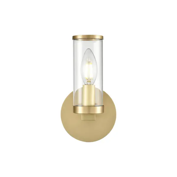 Revolve 8-Inch Wall/Vanity Light in Natural Brass - Image 5