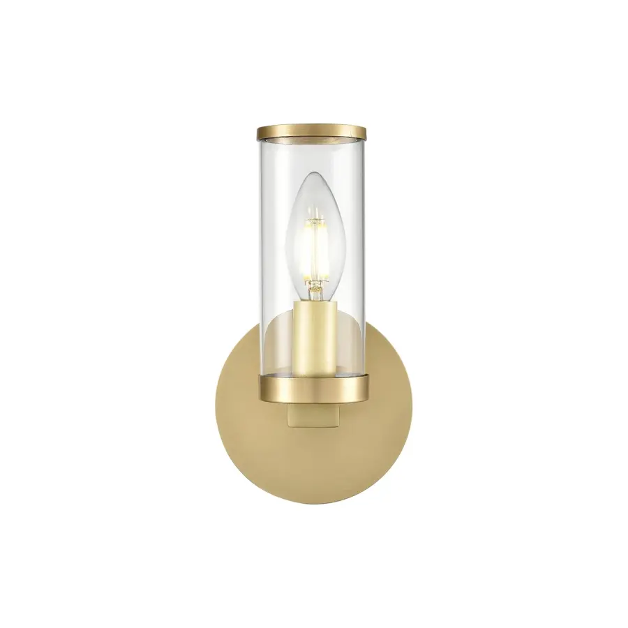 Revolve 8-Inch Wall/Vanity Light in Natural Brass - Image 5