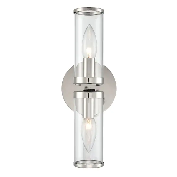 Revolve 12-Inch Wall/Vanity Light in Natural Brass - Image 6