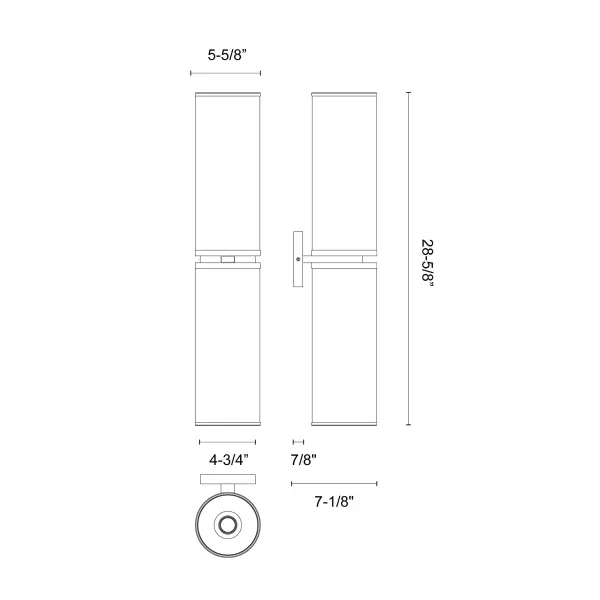 Revolve II 28-Inch Wall/Vanity Light - Image 12