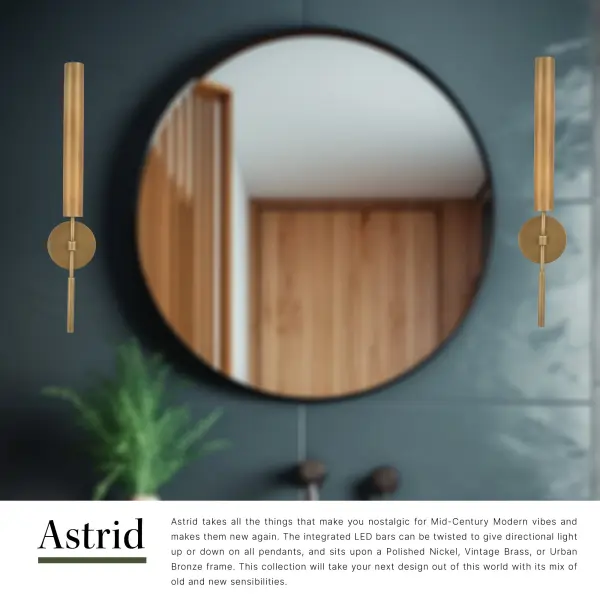 Mid-Century Modern Vanity Light with Adjustable LED Bars - Image 12