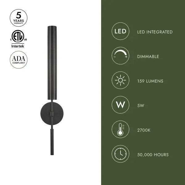 Mid-Century Modern Vanity Light with Adjustable LED Bars - Image 14