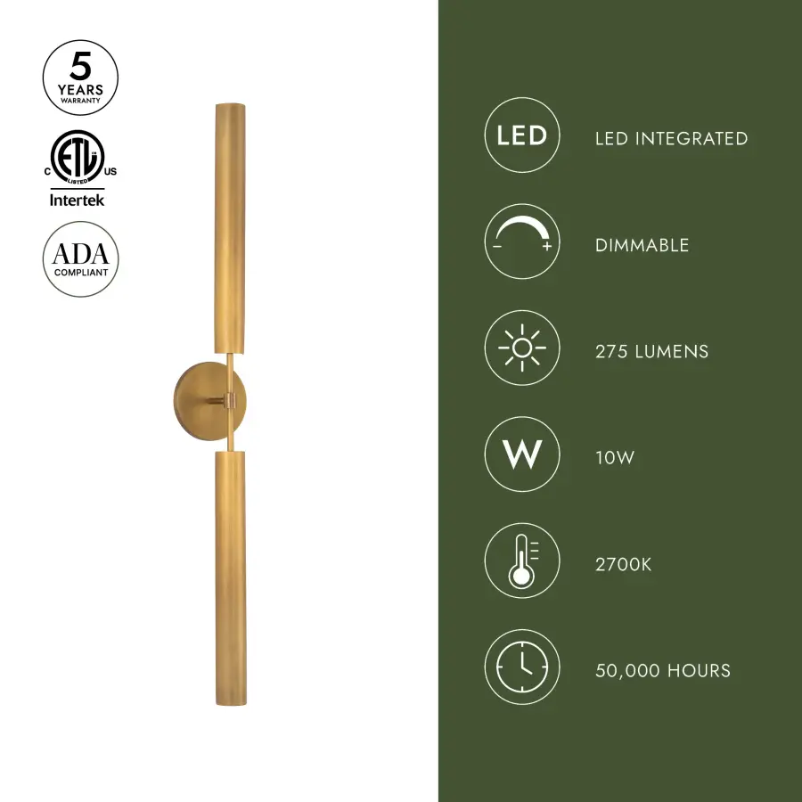Astrid 35-Inch Wall/Vanity Light - Image 13
