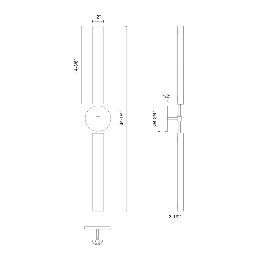 Astrid 35-Inch Wall/Vanity Light - Image 15