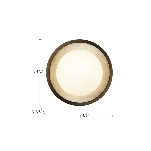 Alonso 8-Inch Wall/Vanity Light in Urban Bronze - Image 10