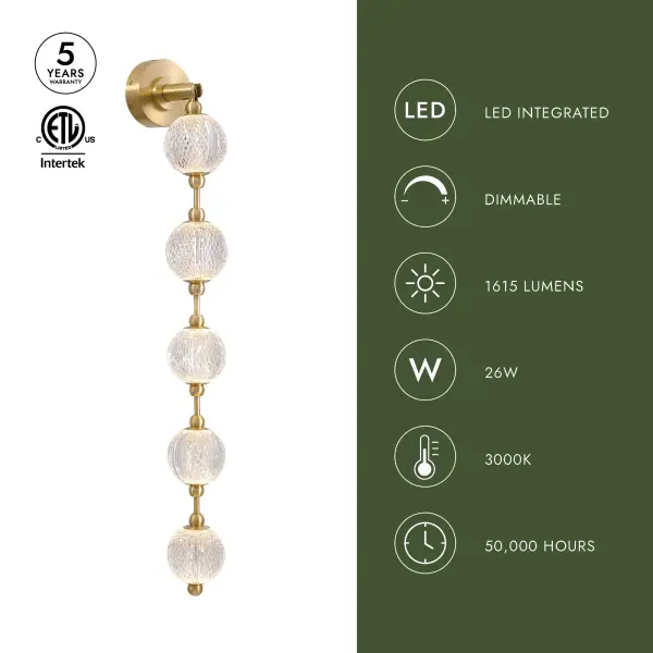Marni 38-Inch Wall/Vanity Light - Image 7