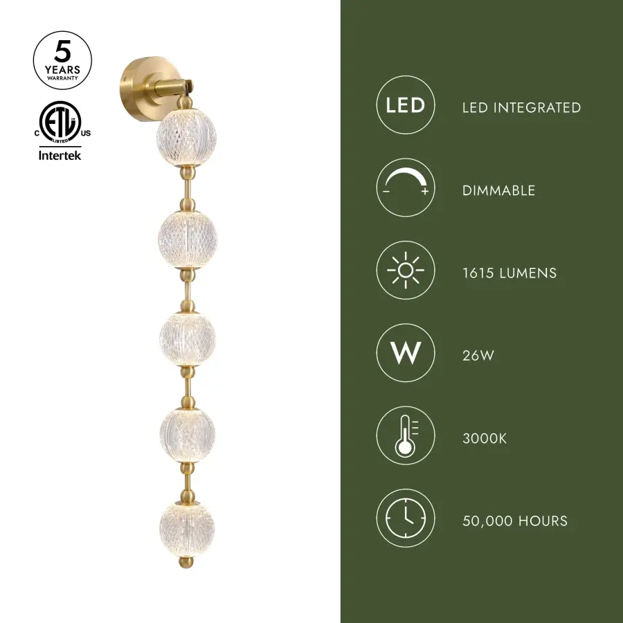Marni 38-Inch Wall/Vanity Light - Image 7