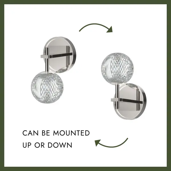 Marni 5-Light Wall/Vanity Light in Natural Brass - Image 6