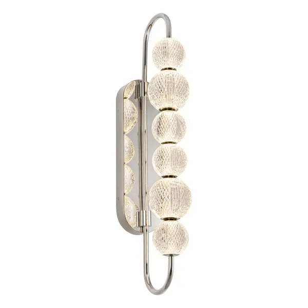 Marni 28-Inch Wall/Vanity Light in Natural Brass - Image 4