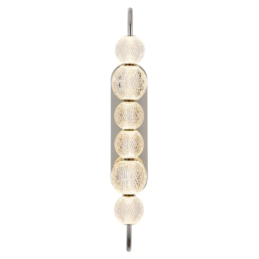 Marni 28-Inch Wall/Vanity Light in Natural Brass - Image 5