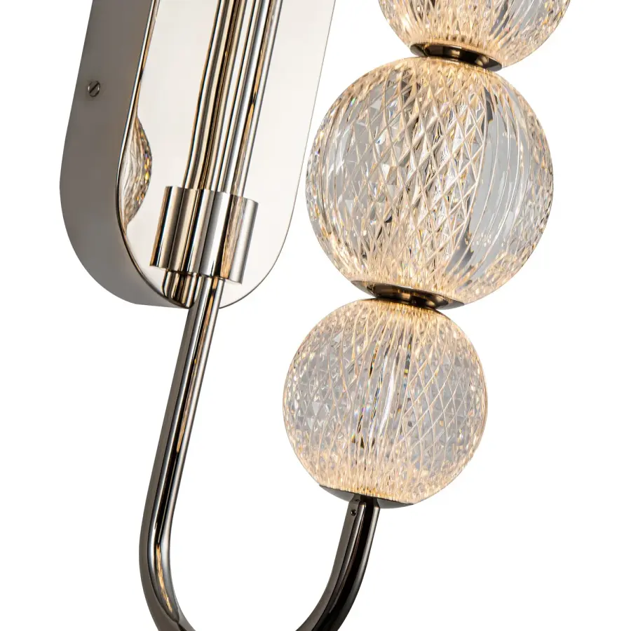 Marni 28-Inch Wall/Vanity Light in Natural Brass - Image 6