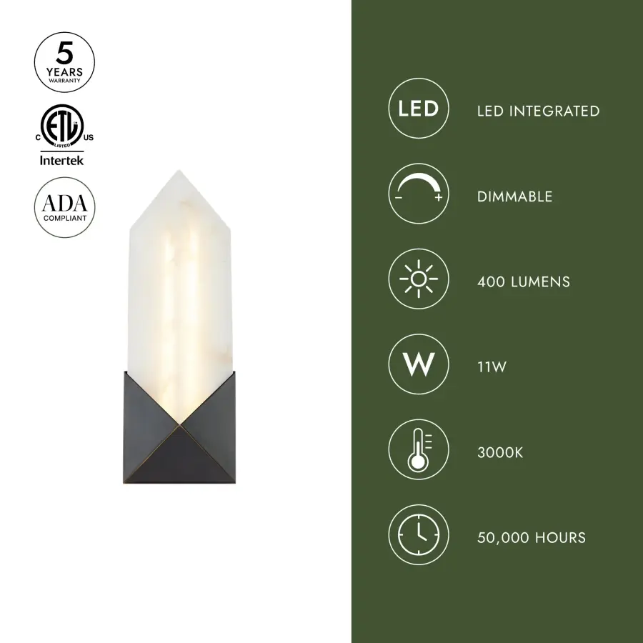 Caesar 12-Inch Wall/Vanity Light - Image 14