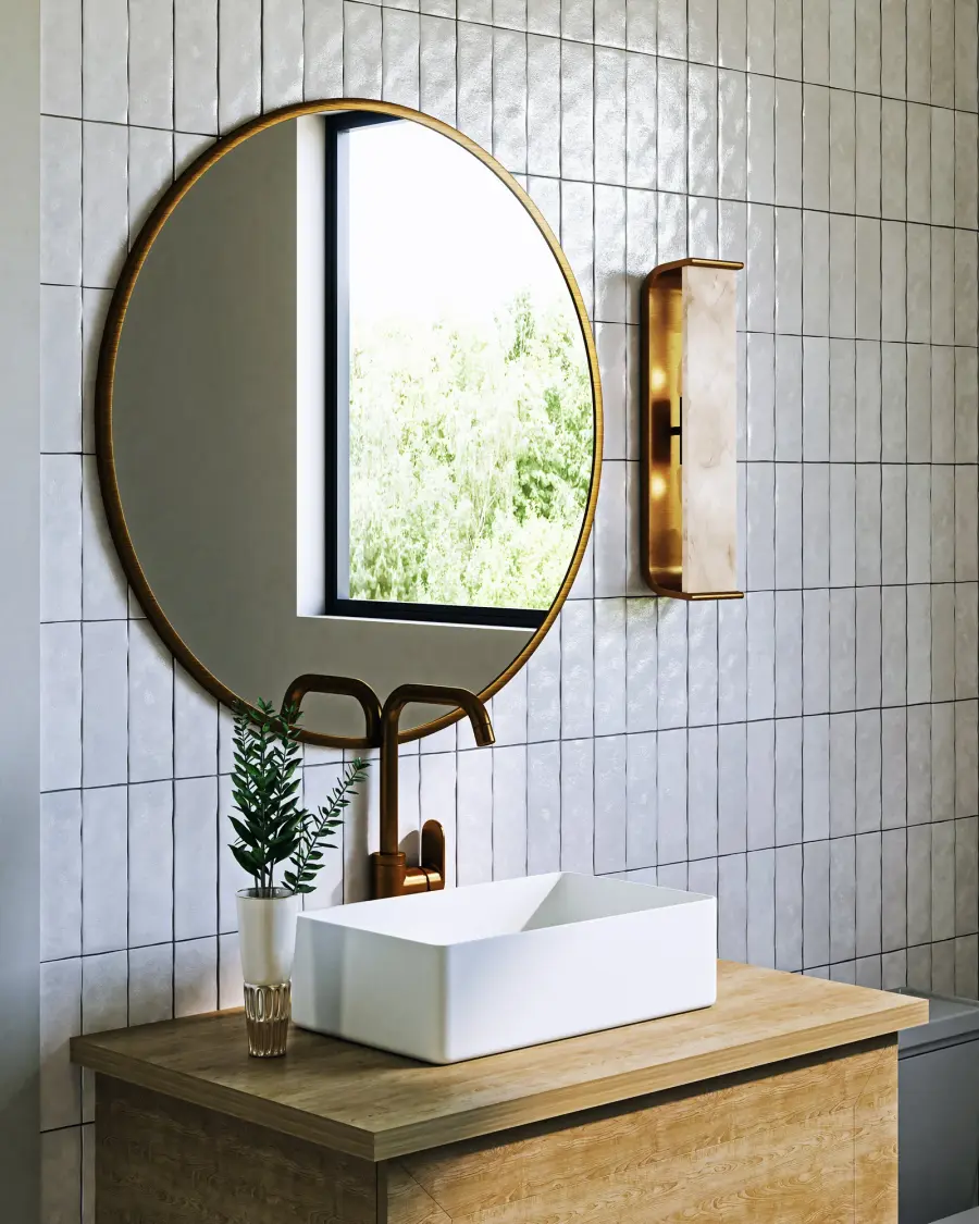 Abbott 15-Inch Wall/Vanity Light in Polished Nickel with Alabaster - Image 2