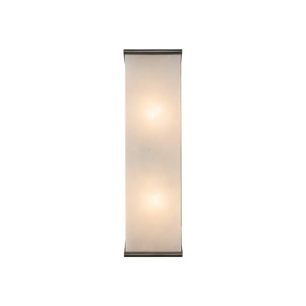 Abbott 15-Inch Wall/Vanity Light in Polished Nickel with Alabaster - Image 3