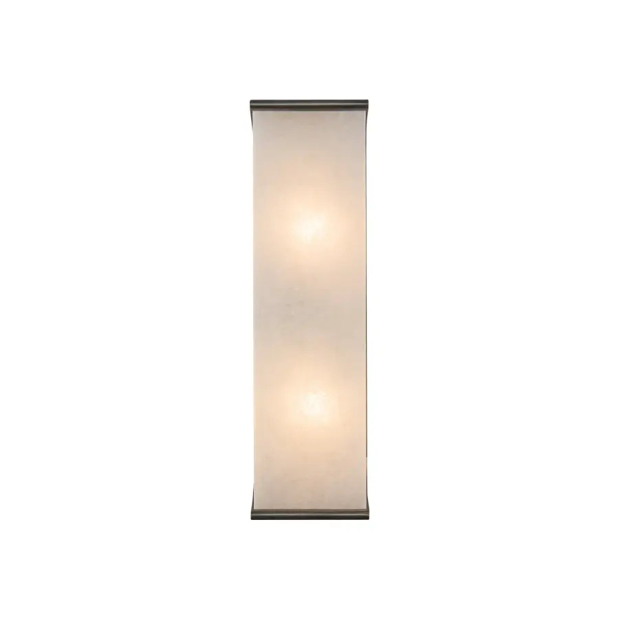 Abbott 15-Inch Wall/Vanity Light in Polished Nickel with Alabaster - Image 3
