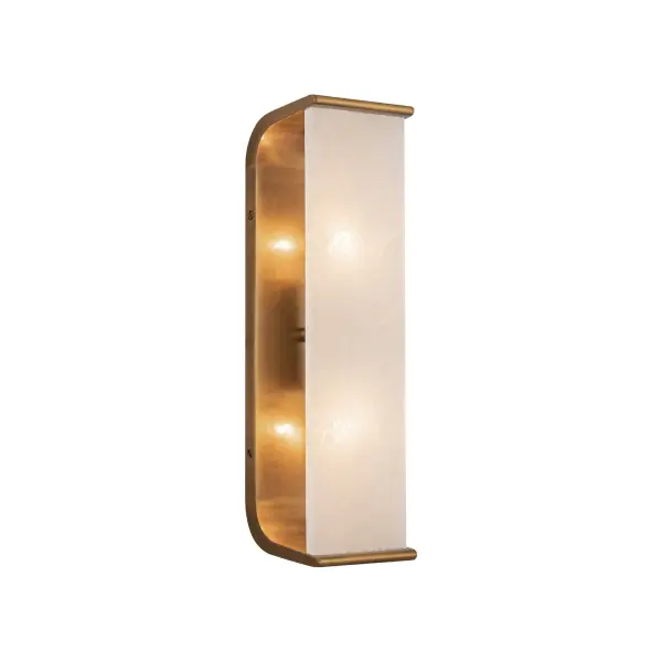 Abbott 15-Inch Wall/Vanity Light in Polished Nickel with Alabaster - Image 5