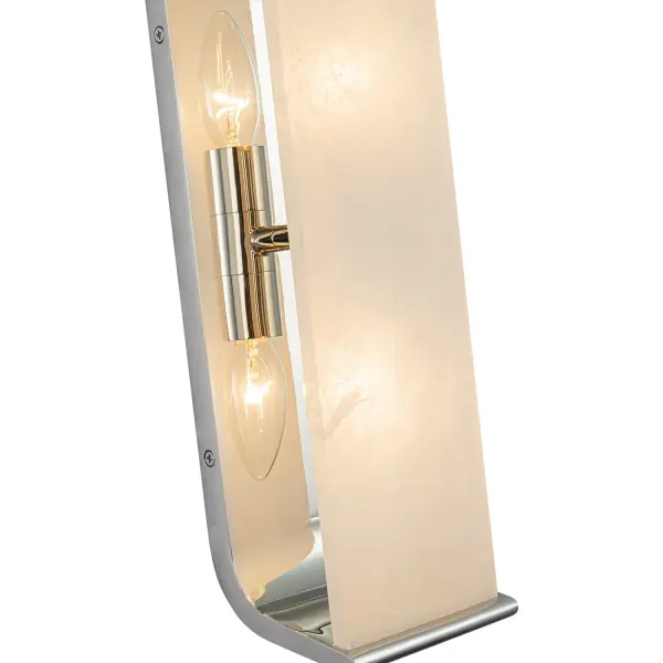 Abbott 15-Inch Wall/Vanity Light in Polished Nickel with Alabaster - Image 10