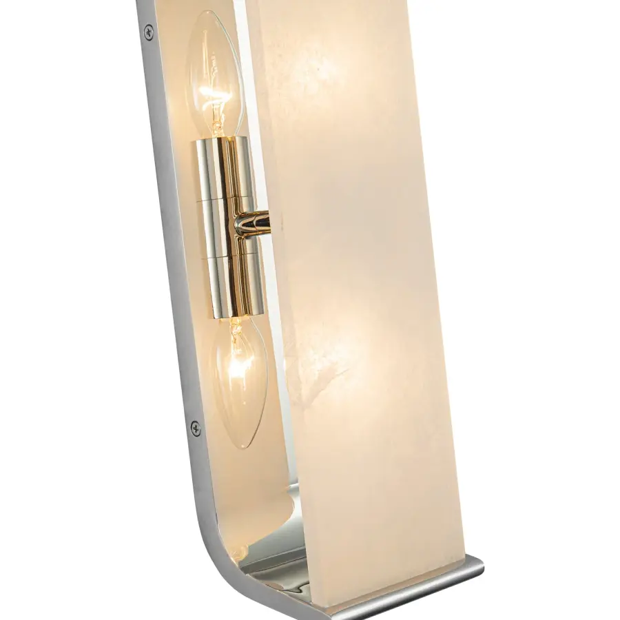 Abbott 15-Inch Wall/Vanity Light in Polished Nickel with Alabaster - Image 10