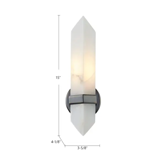 Valencia 5-Inch Wall/Vanity Light in Urban Bronze - Image 8