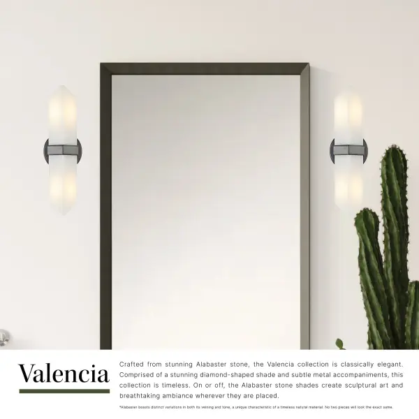 Valencia 15-Inch Wall/Vanity Light in Vintage Brass - Image 7