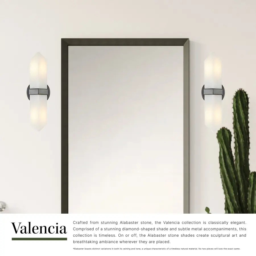 Valencia 15-Inch Wall/Vanity Light in Vintage Brass - Image 7