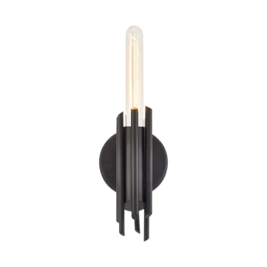 Torres 9-Inch Wall/Vanity Light in Matte Black - Image 6
