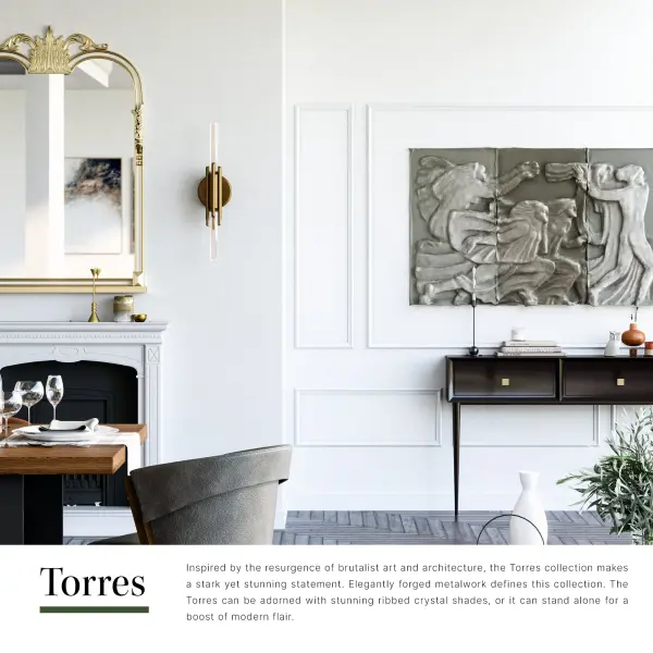 Torres 11-Inch Wall/Vanity Light in Matte Black - Image 7