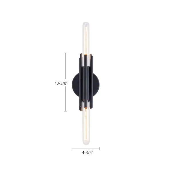 Torres 11-Inch Wall/Vanity Light in Matte Black - Image 8