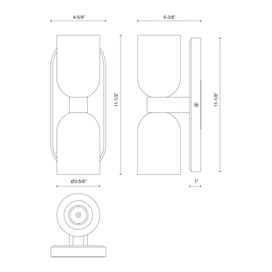 Lucian 11-Inch Wall/Vanity Light in Urban Bronze - Image 11