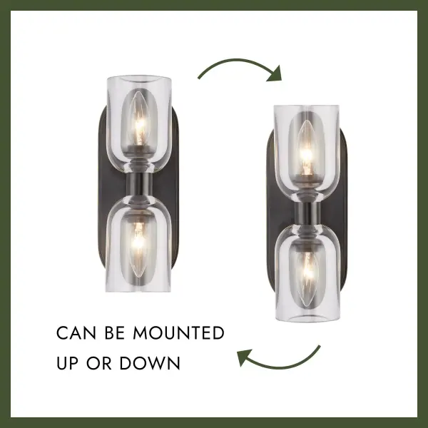 Lucian 11-Inch Wall/Vanity Light in Urban Bronze - Image 13