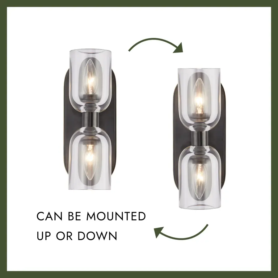 Lucian 11-Inch Wall/Vanity Light in Urban Bronze - Image 13