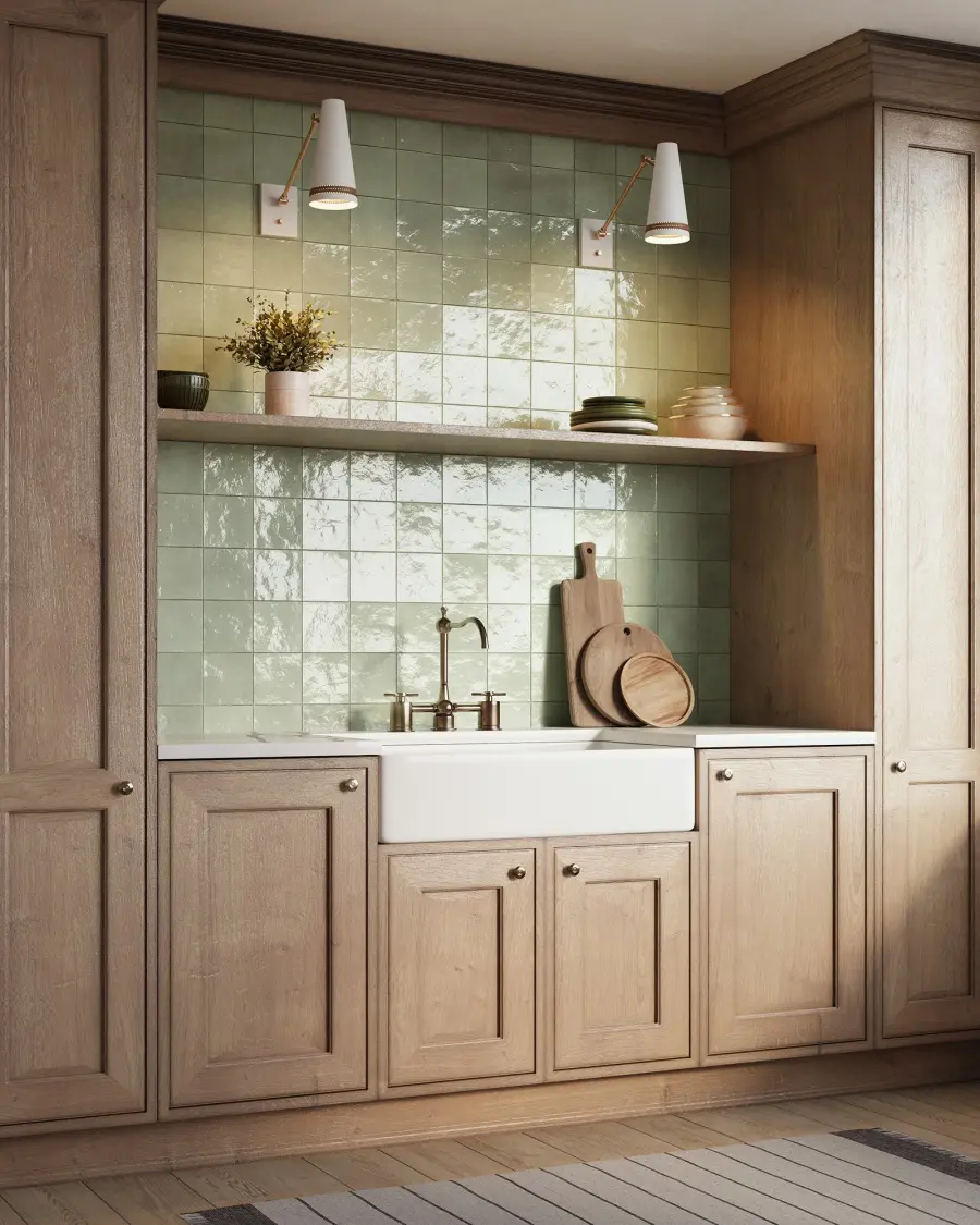 Brickell 5-Light Wall/Vanity Light in Matte Black with Hazelnut Leather - Image 3