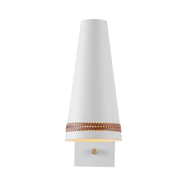 Brickell 5-Light Wall/Vanity Light in Matte Black with Hazelnut Leather - Image 4