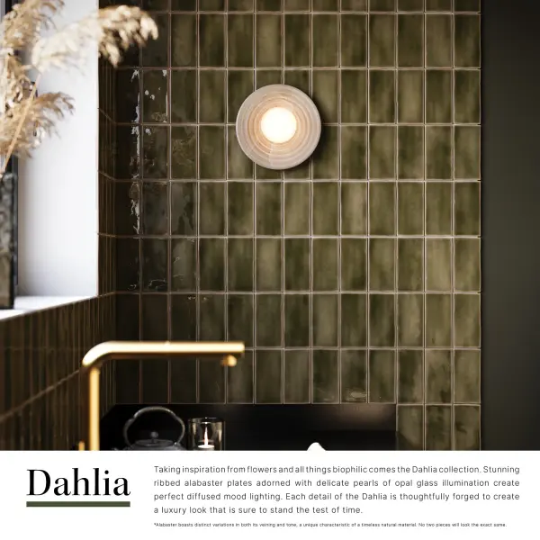 Dahlia 6-Inch Wall/Vanity Light in Vintage Brass - Image 13