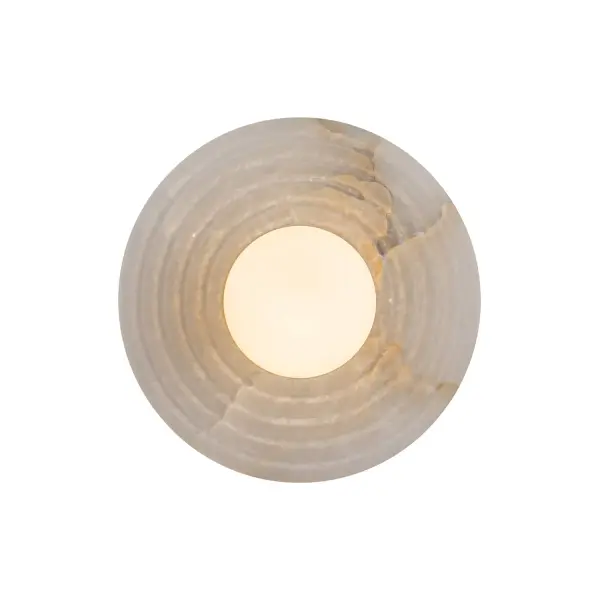 Dahlia 6-Inch Wall/Vanity Light in Vintage Brass - Image 3