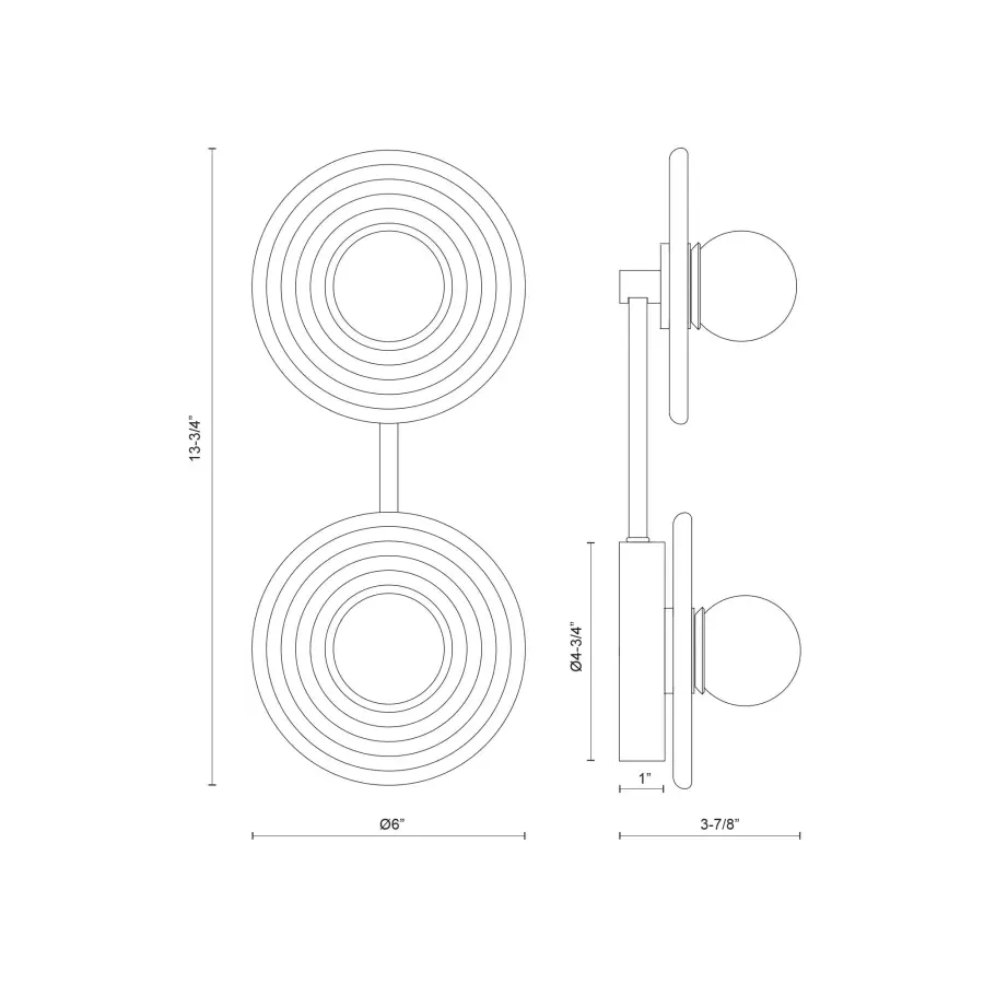 Dahlia 14-Inch Wall/Vanity Light - Image 8