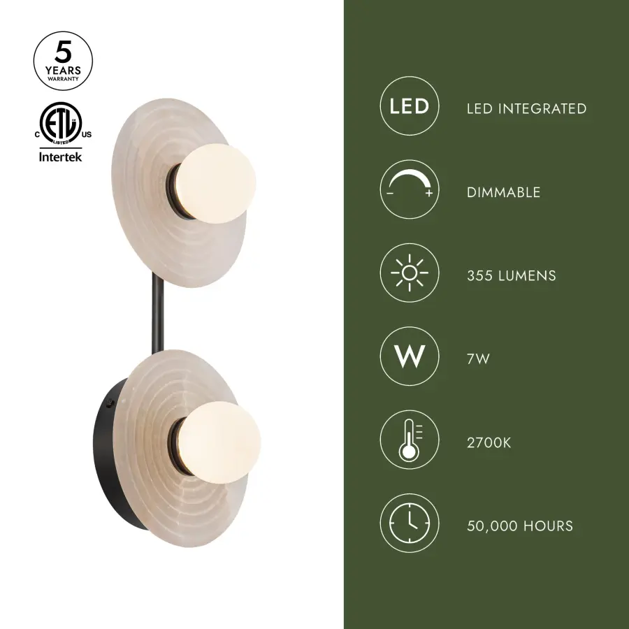 Dahlia 14-Inch Wall/Vanity Light - Image 9