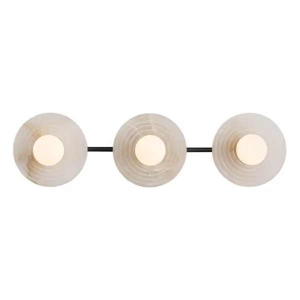 Dahlia 22-Inch Wall/Vanity Light in Vintage Brass - Image 4