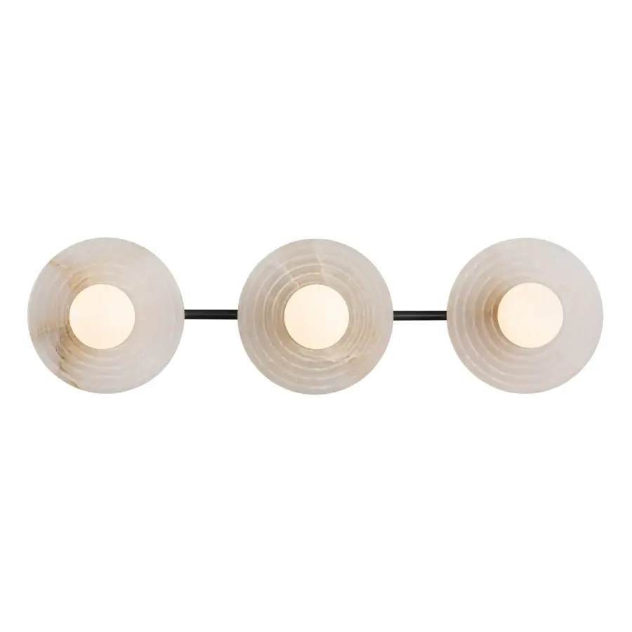 Dahlia 22-Inch Wall/Vanity Light in Vintage Brass - Image 4