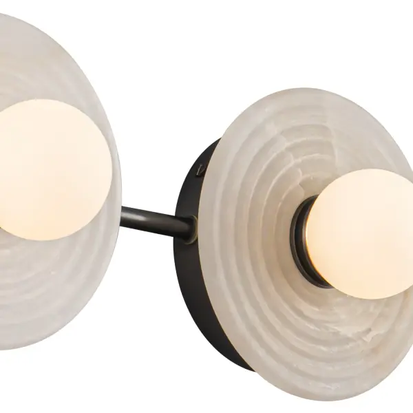 Dahlia 22-Inch Wall/Vanity Light in Vintage Brass - Image 5