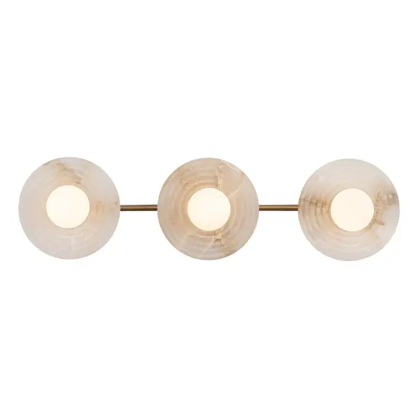 Dahlia 22-Inch Wall/Vanity Light in Vintage Brass - Image 7