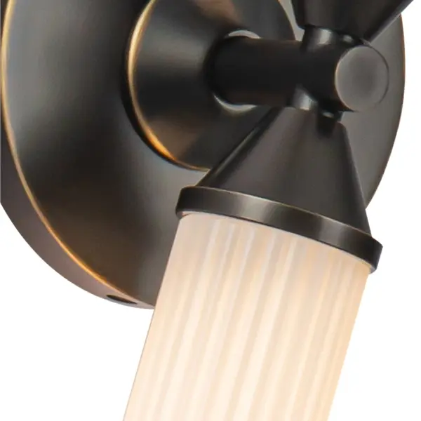 Glamorous Art Deco Vanity Light with Integrated LED - Image 3