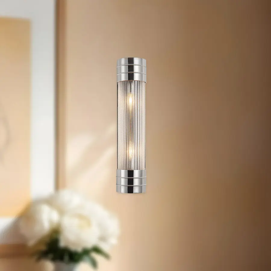 Willard 18-Inch Wall/Vanity Light in Polished Nickel - Image 3